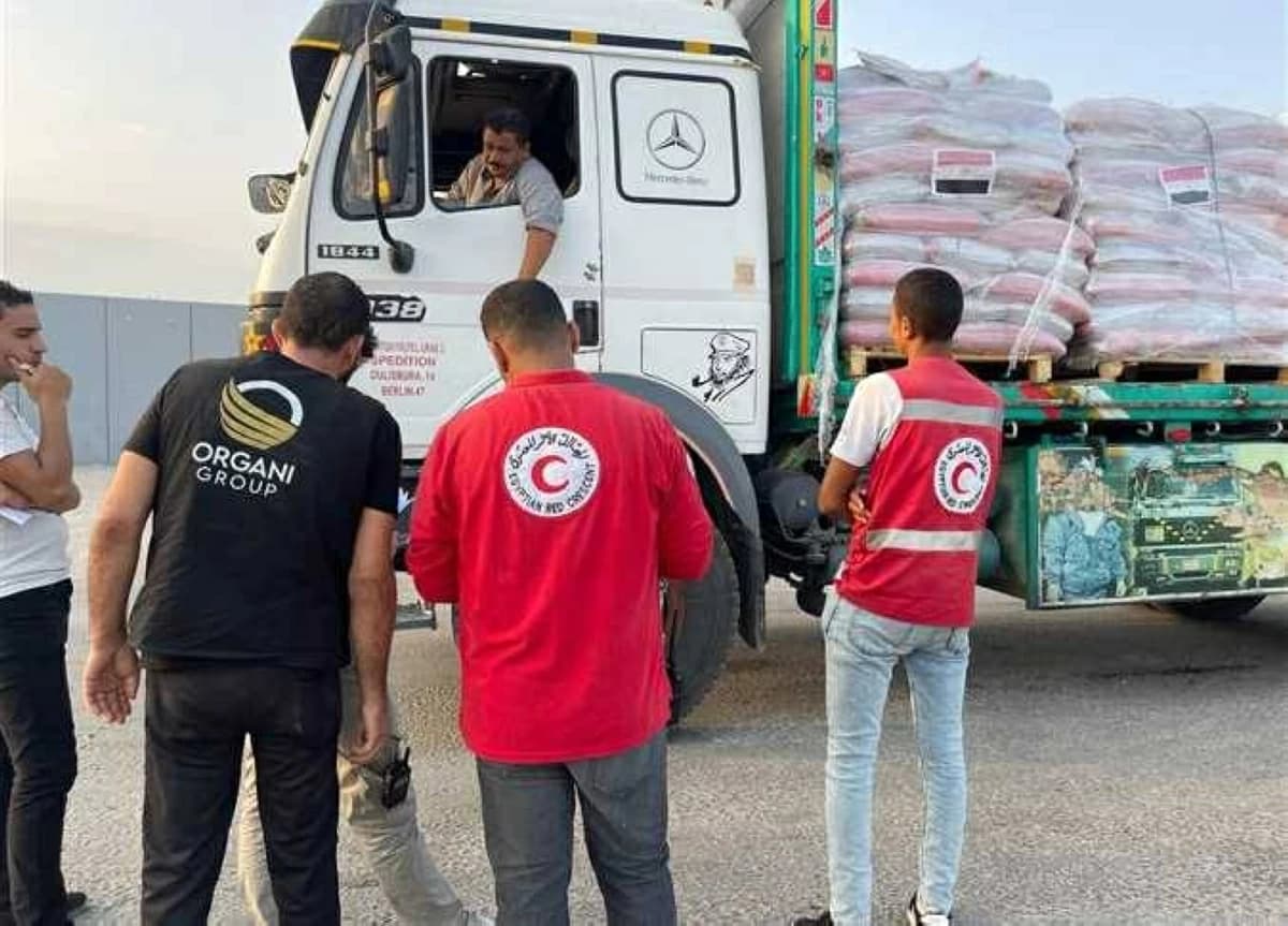نقل الدفعة 246 من المساعدات إلى غزة