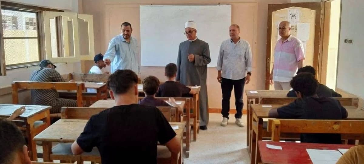 انتظام امتحانات الثانوية الأزهرية في شمال سيناء