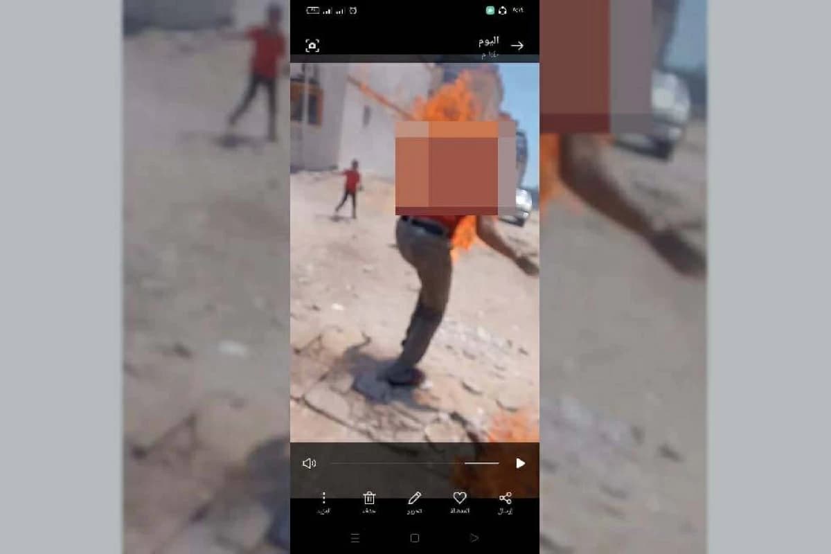Citizen Sets Self on Fire Over Kiosk Removal