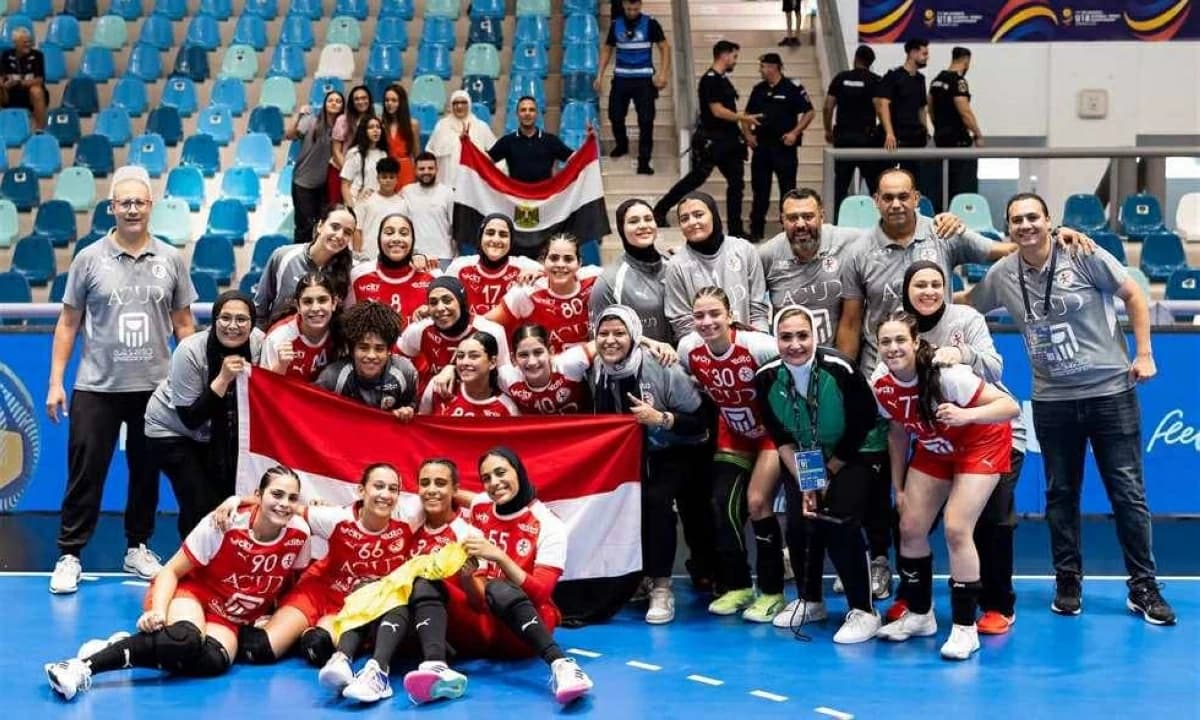 Egypt versus Denmark Handball match