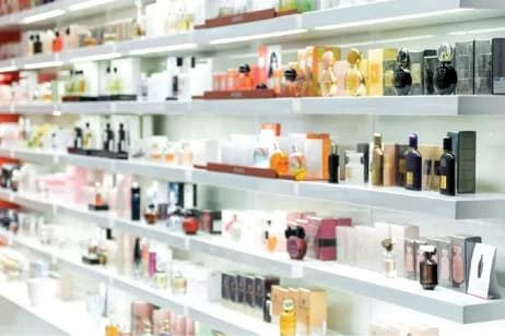 Market segments in perfume and makeup