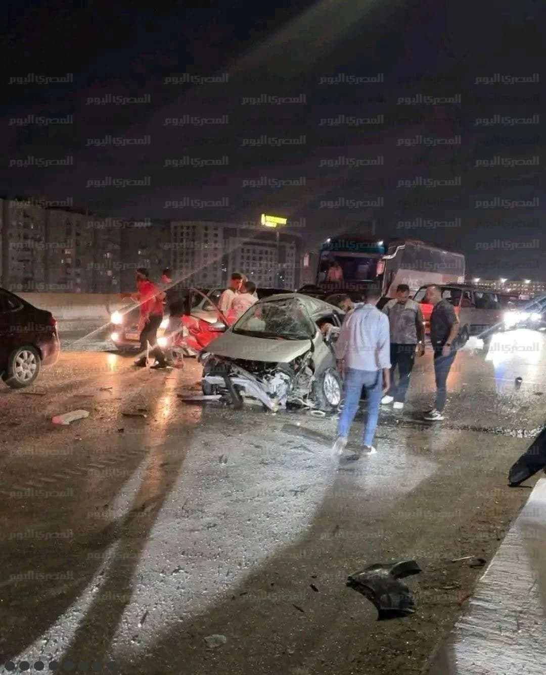 Nine Hurt in Aswan Car Crash