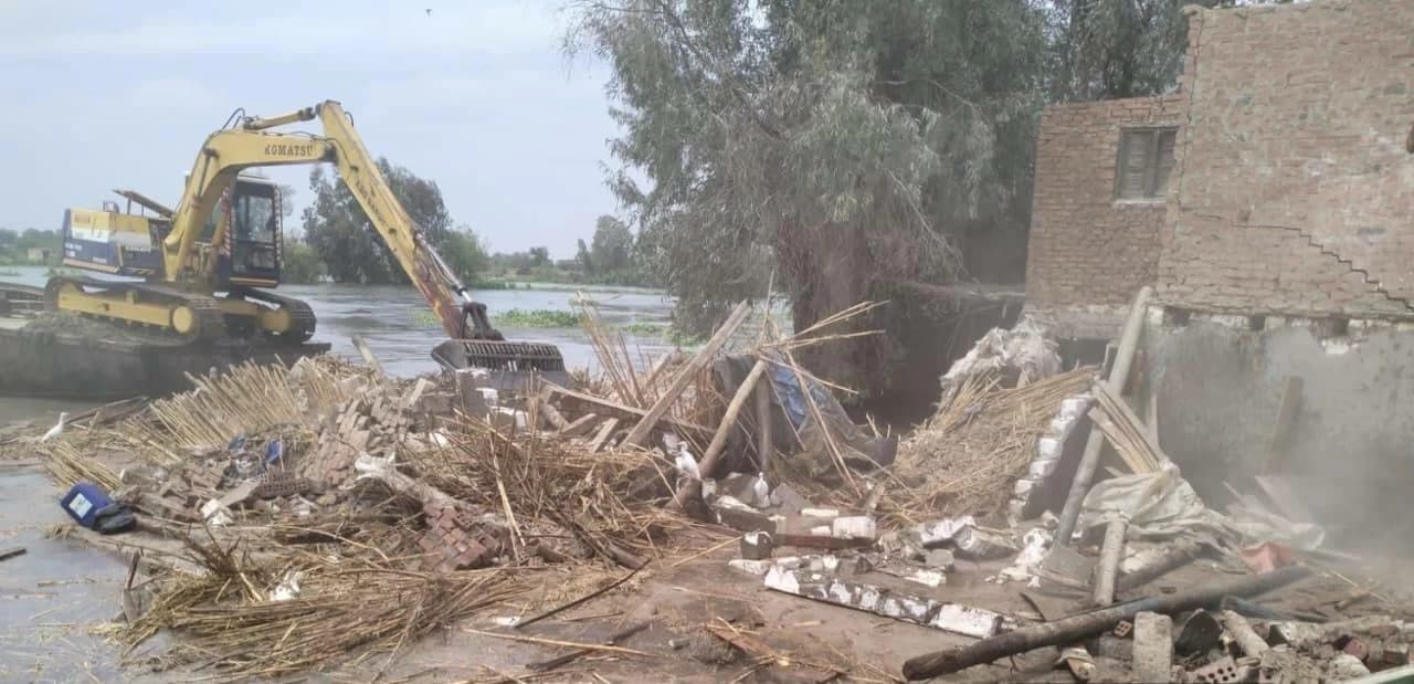 الري تزيل 518 بناء مخالف في رشيد