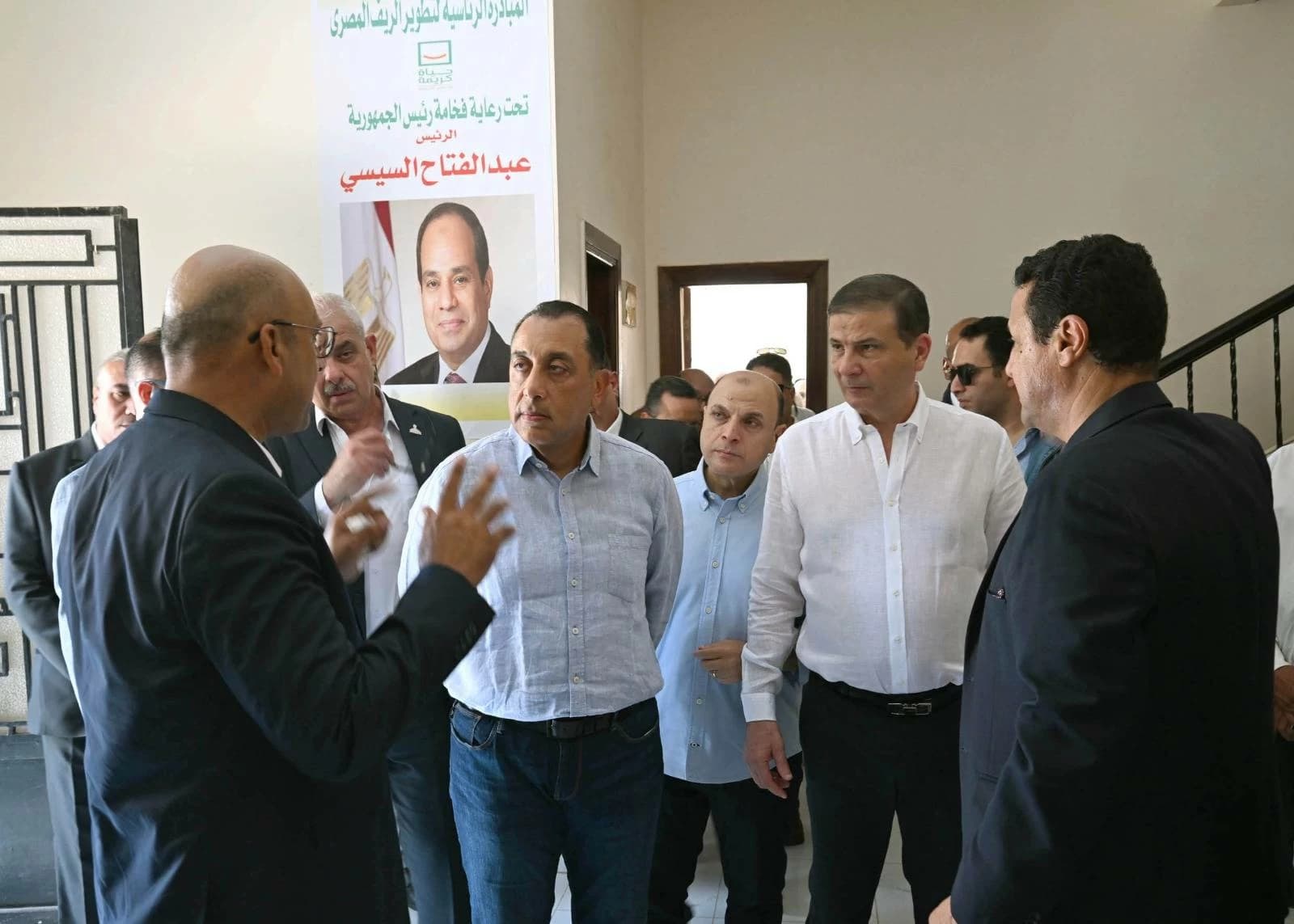 رئيس الوزراء يزور المجمع الزراعي البيطري في سندبسط