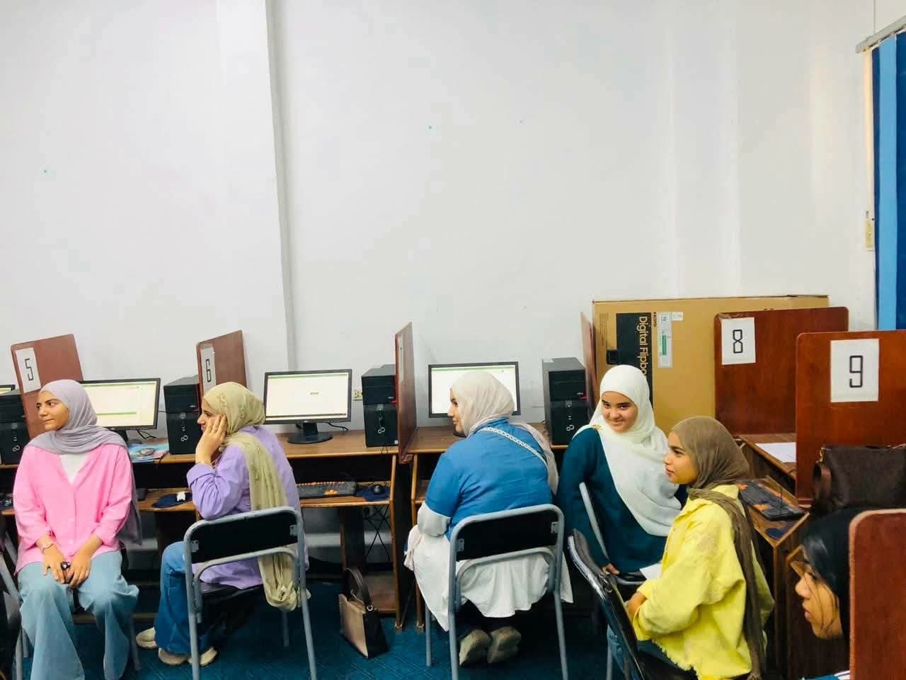 North Sinai Deputy Education Minister reviews "WE" School exams