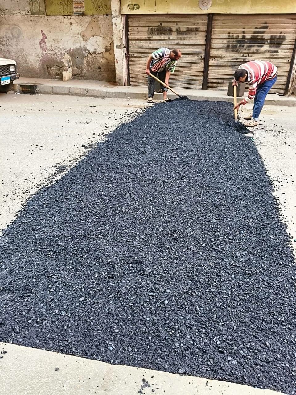 Giza launches street repair and beautification effort