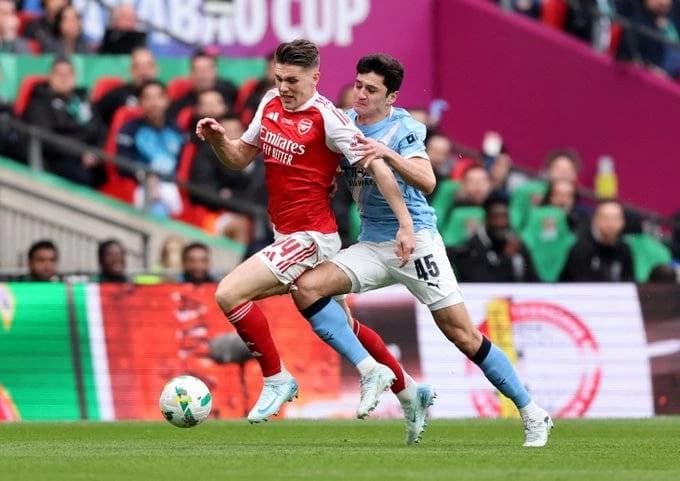 أرسنال يتفوق على السيتي بكأس الدرع