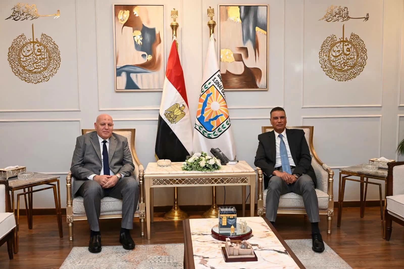 South Sinai Governor Meets Security Director