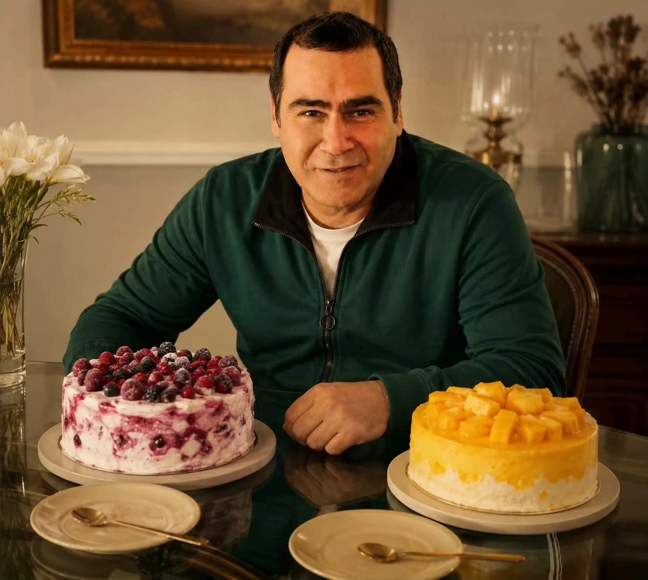 Eman Sayed Ziyan marks father's birthday with cake story
