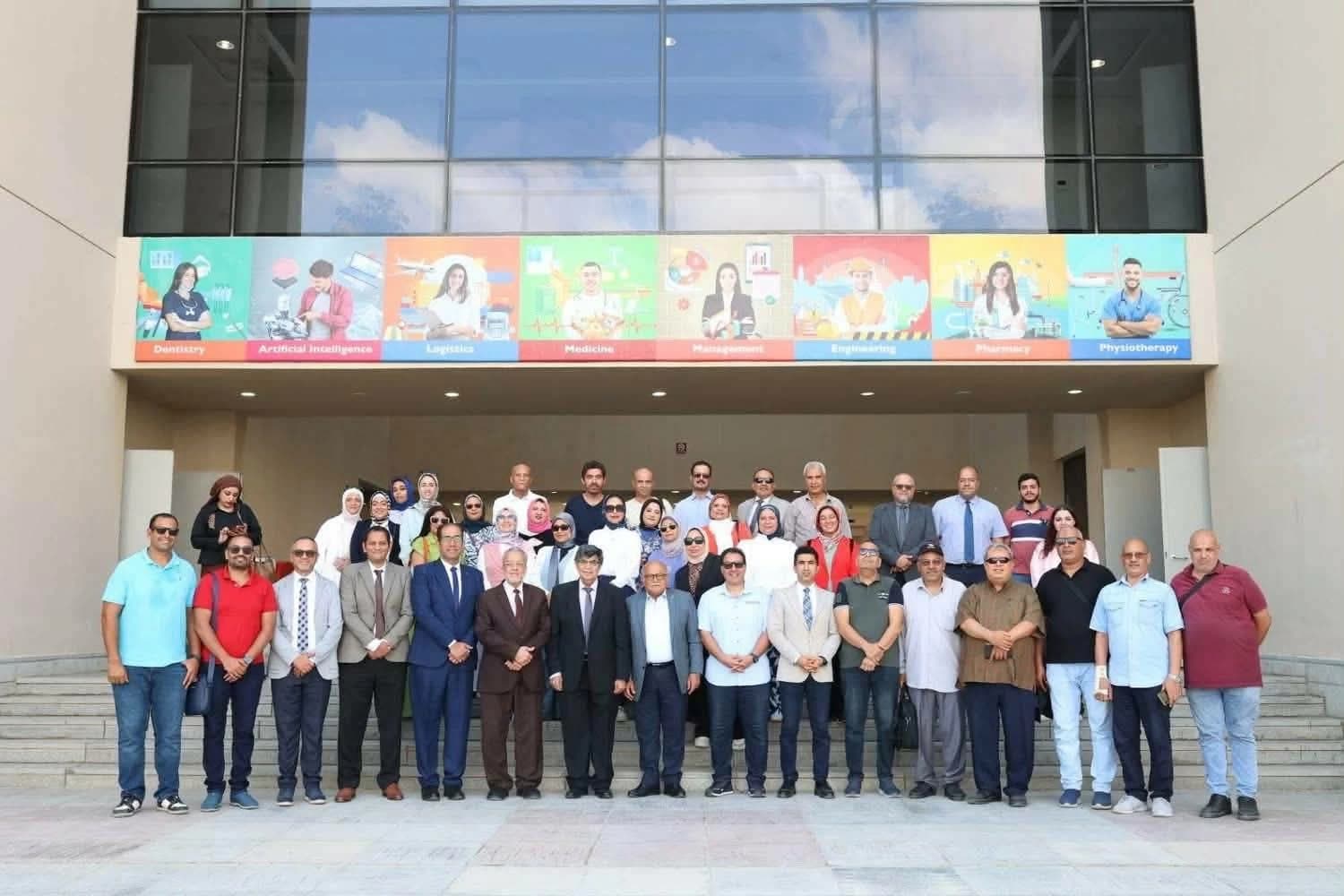 الأكاديمية العربية بفرع العلمين تستضيف وفد مهندسي الإسكندرية
