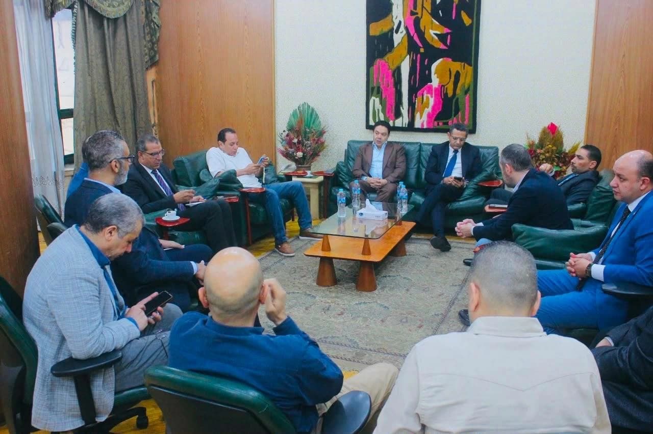 وفد من حزب العدل يلتقي نقابة الصحفيين لمناقشة قوانين الحريات