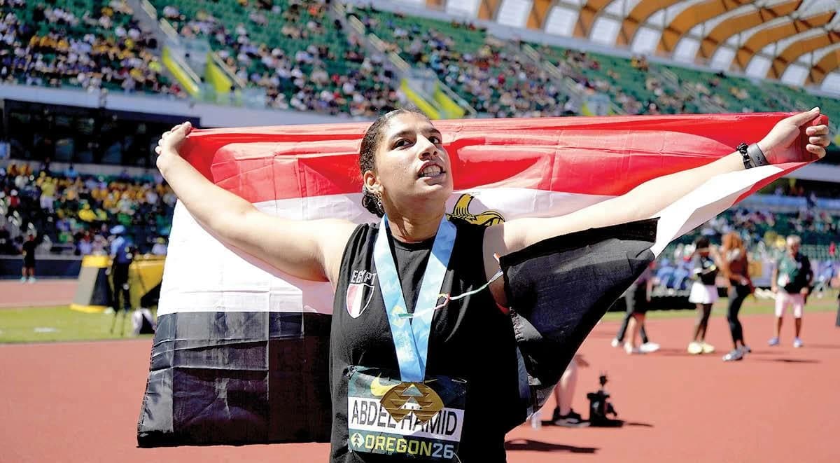 أسيل أسامة تتألق في ألعاب القوى