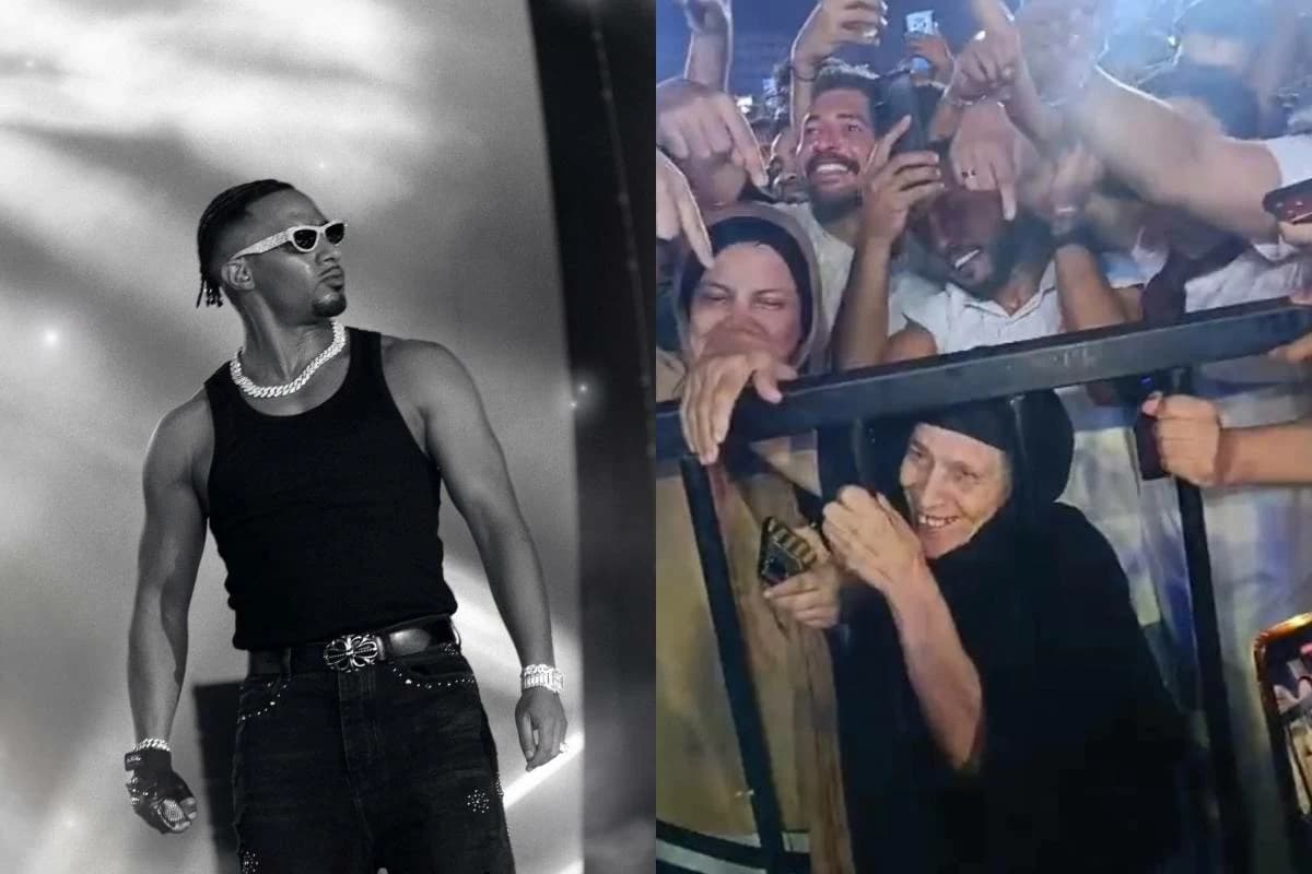 Mohamed Ramadan on Elderly Fan at North Coast Concert