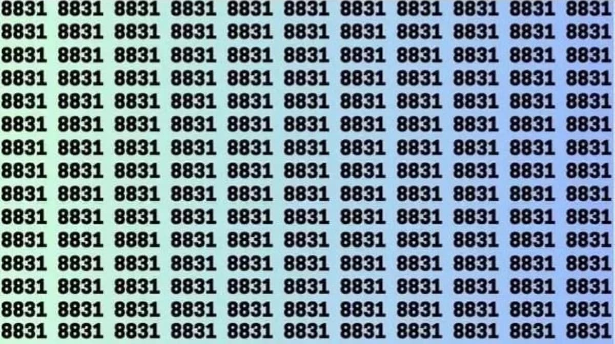 Test Your Sharpness: Find the Number in 25 Seconds