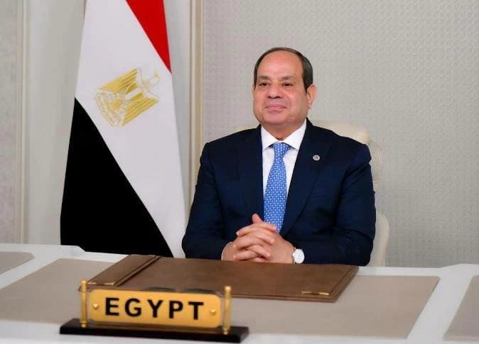 السيسى يعلن دعم مصر لمبادرة الشرق الأوسط الأخضر