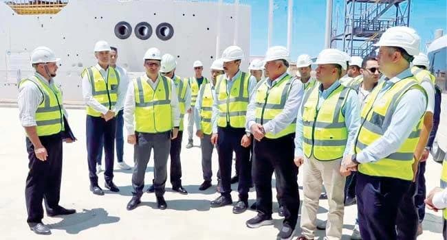 Labor Minister and Matrouh Governor Tour Dabaa NPP