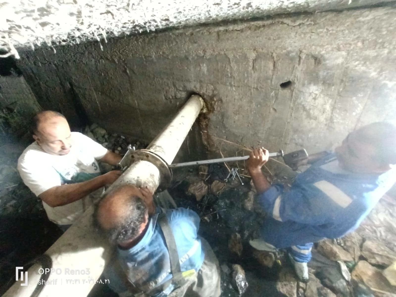 Governor Oversees Sewage Repairs in Fayoum