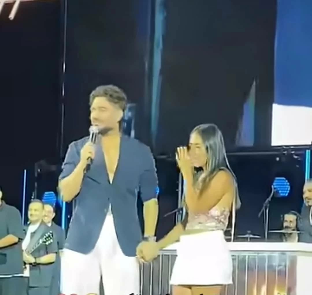 Talia Tamer Hosni Performs with Father