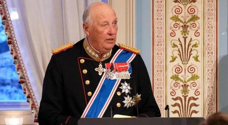 Norway's Harald V departs Crown Prince Haakon takes throne