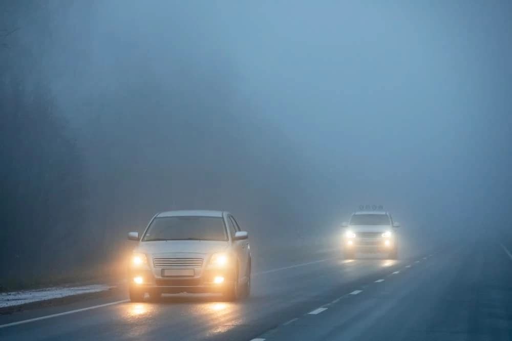 Meteorological Warning for Drivers Today