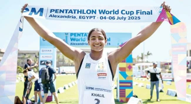 Farida Khalil earns silver at Modern Pentathlon World Championship