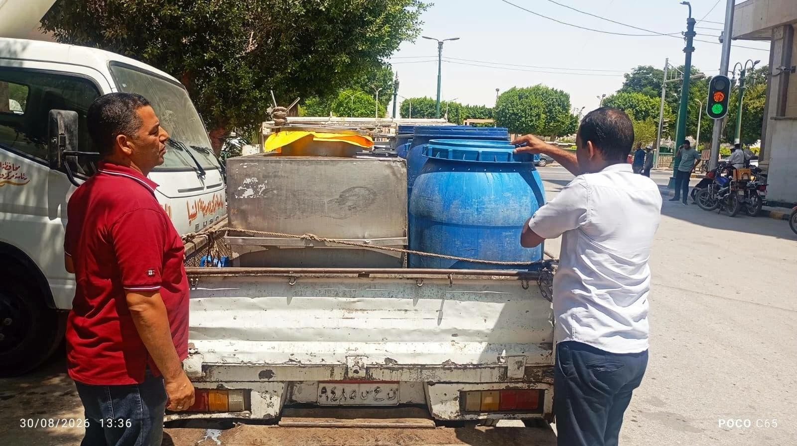 حملة رقابية تضبط طن لبن فاسد