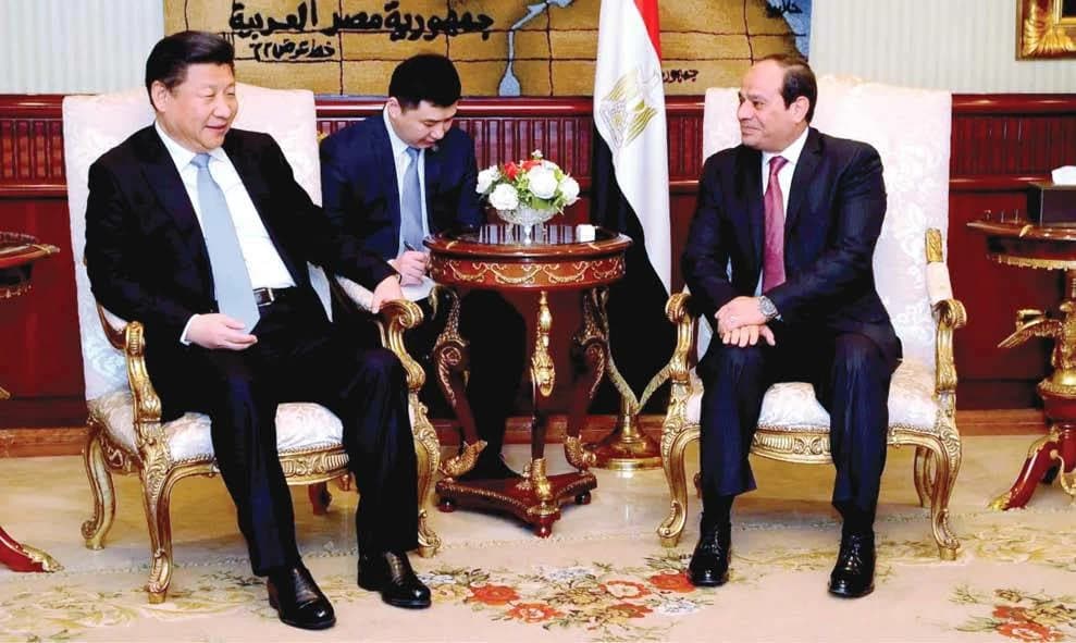 Chinese president visits Egypt