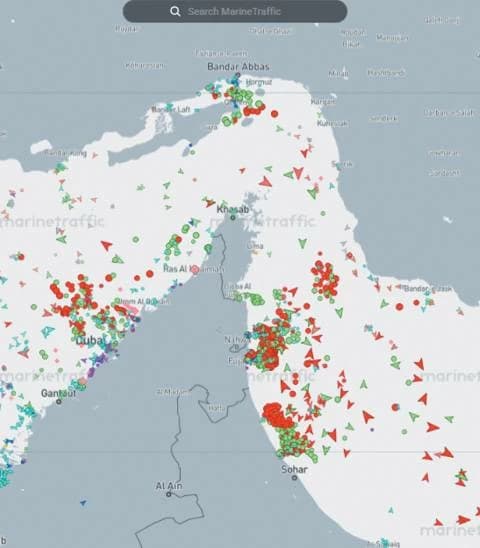 Strait of Hormuz Shipping Decline