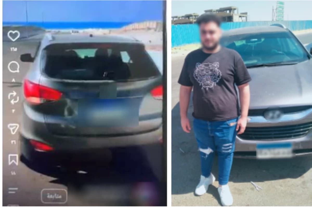 طالب يقود سيارة بشكل مفرط في البساتين