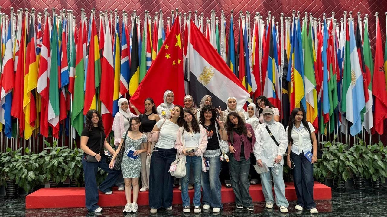 British University in Egypt sends students to Beijing