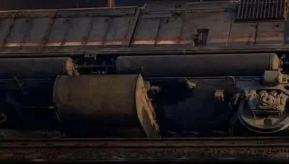 Al-Ayyat freight train collision details