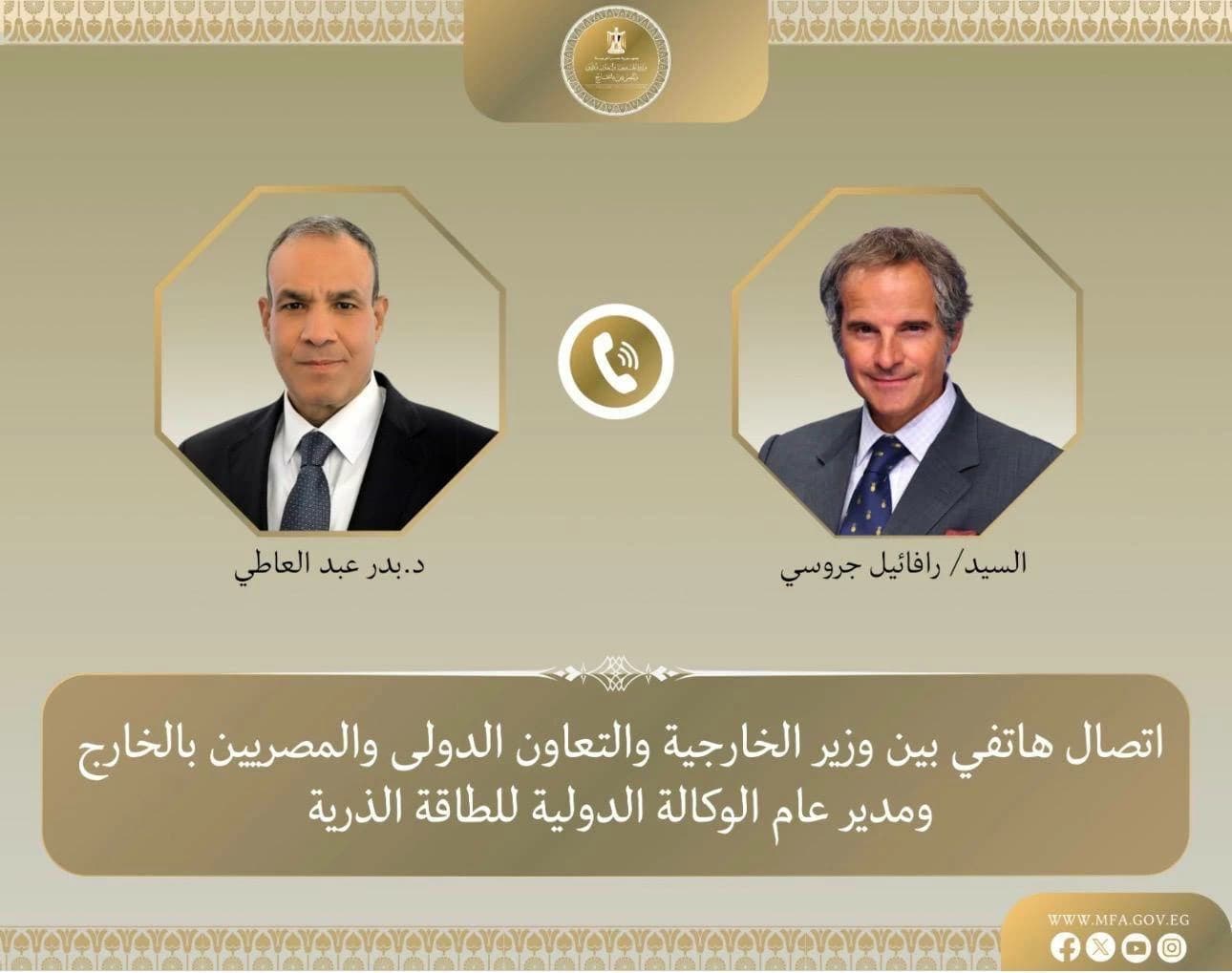 Foreign Minister praises Egyptian appointee at IAEA