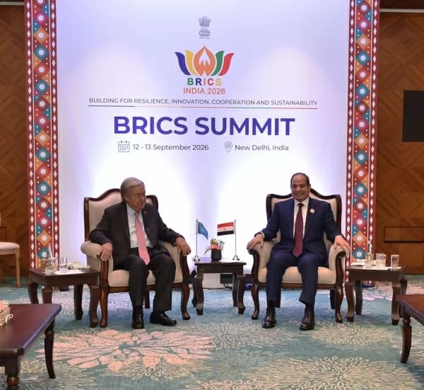 Guterres Praises Egypt's Role in Promoting Peace