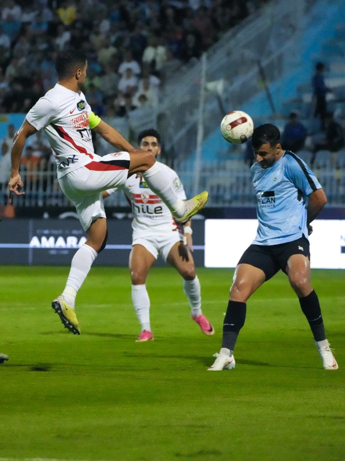 الزمالك يفوز بصعوبة على غزل المحلة