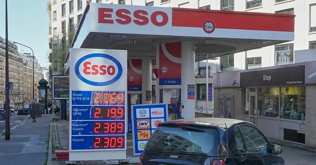 Diesel Hits Over 2 Euro per Liter