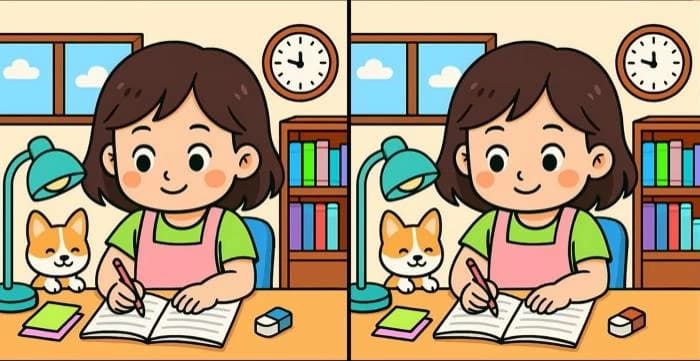 Can you identify 3 differences in 51 seconds