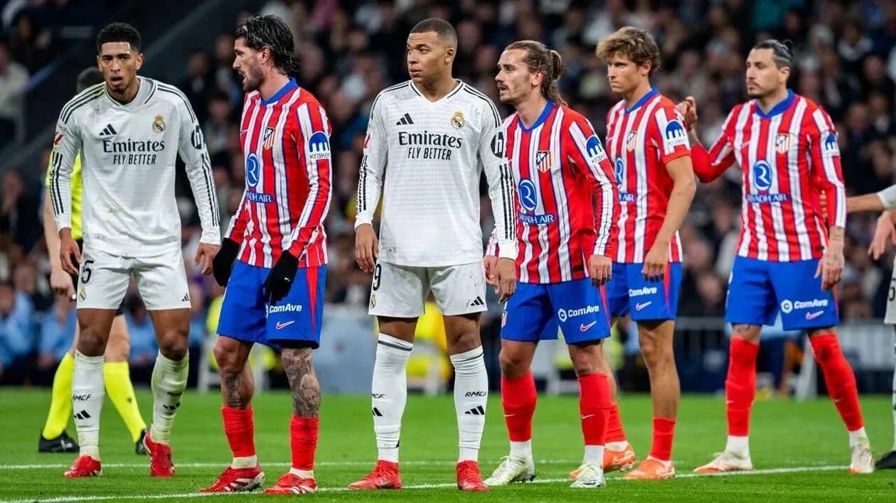 مباراة ريال مدريد وأتلتيكو الآن