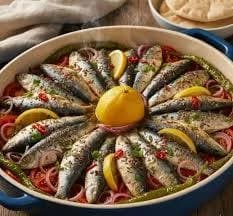 طريقة عمل سردين بالثوم والليمون