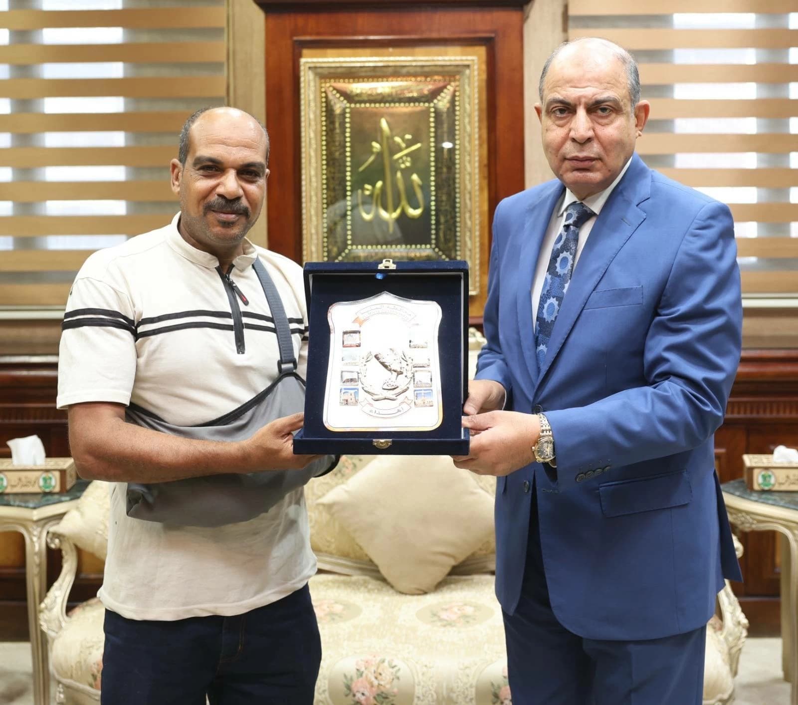 Minya employee risks life to defend land