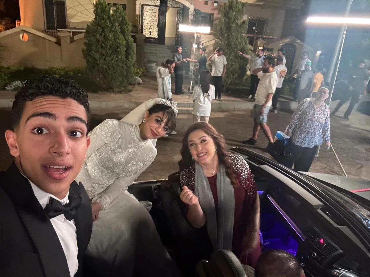 Yasmina El Abad on set of Five Fifty series