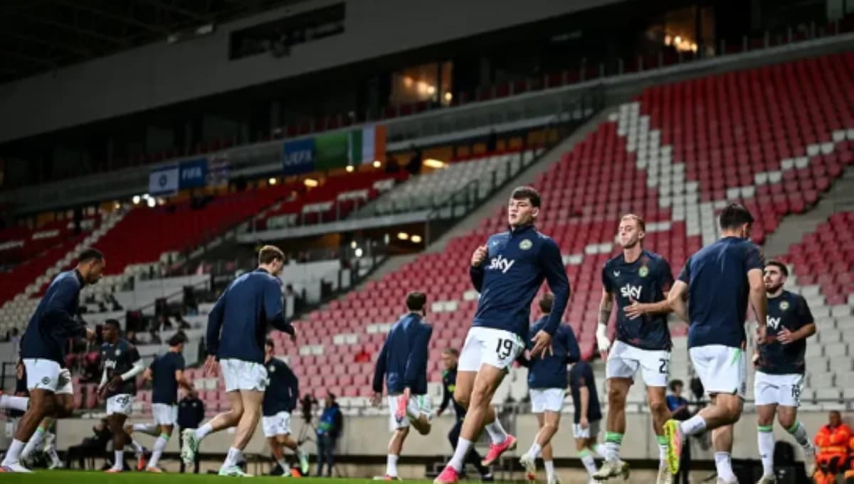 Israeli fans fire at Ireland players