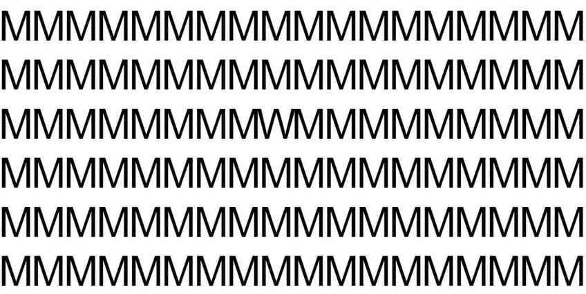 Find the different letter in 19 seconds