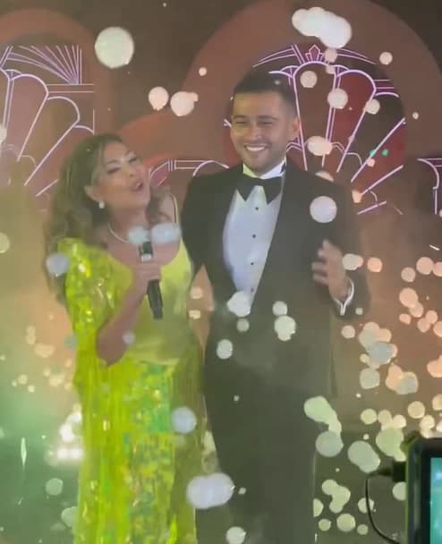 Sabrine Performs Dabke at Son's Wedding