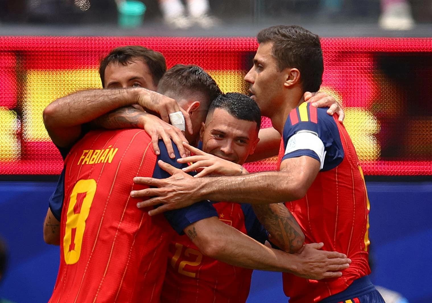 Spain beats Czech Republic in UEFA match