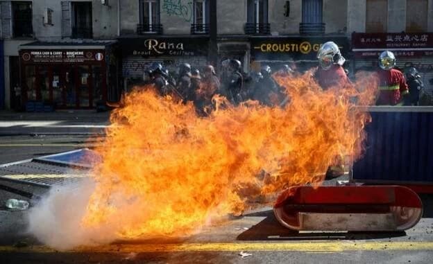 Trump's team on France protests