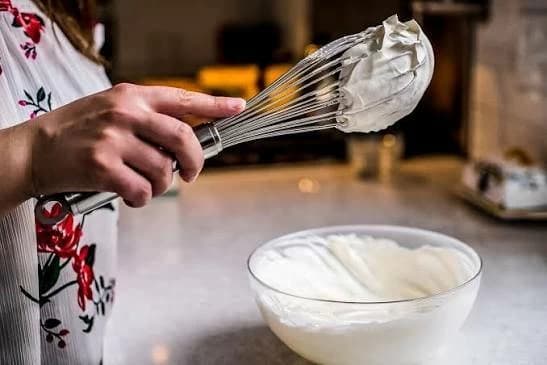 Homemade Whipped Cream for Cakes