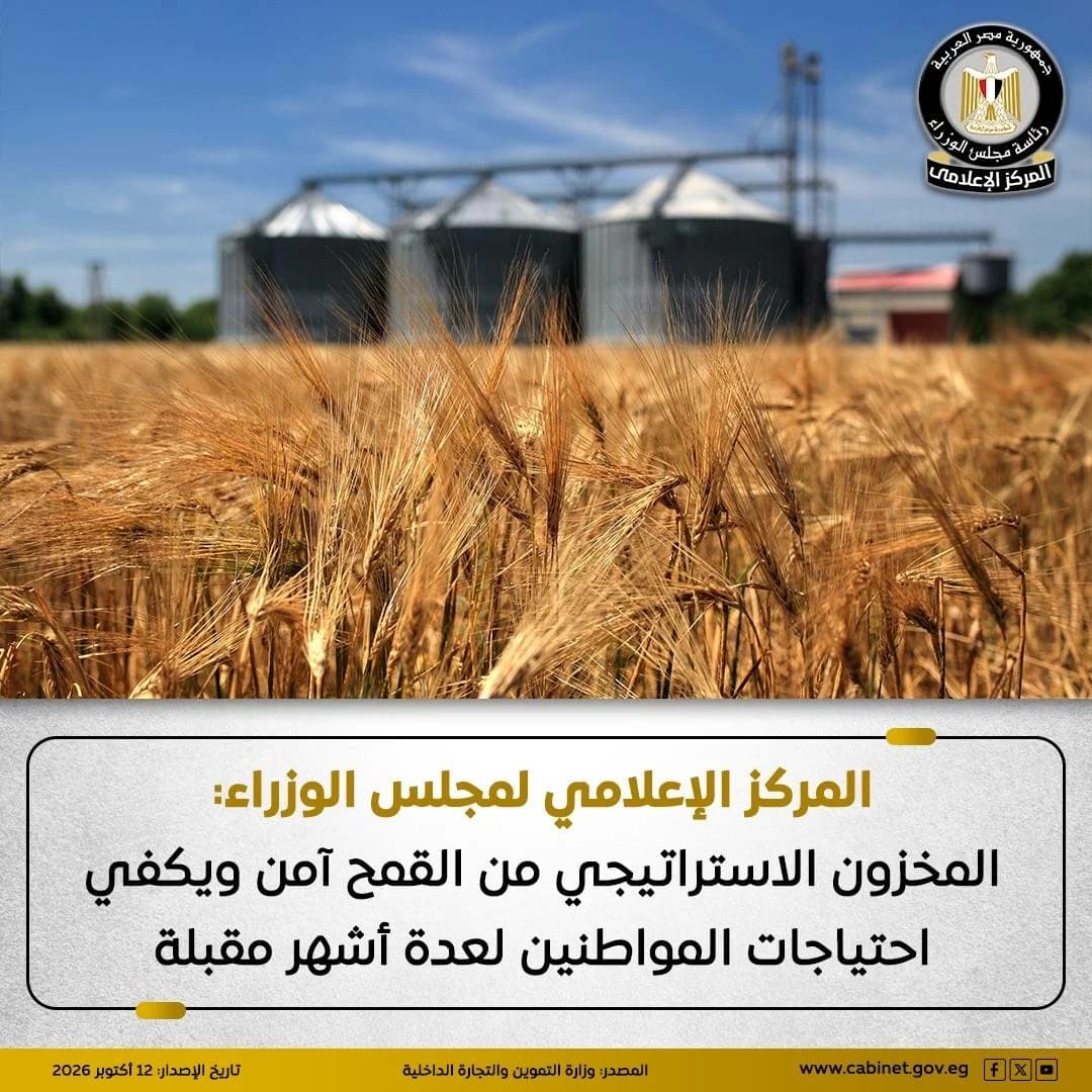 Cabinet Official: Wheat Reserves Secure