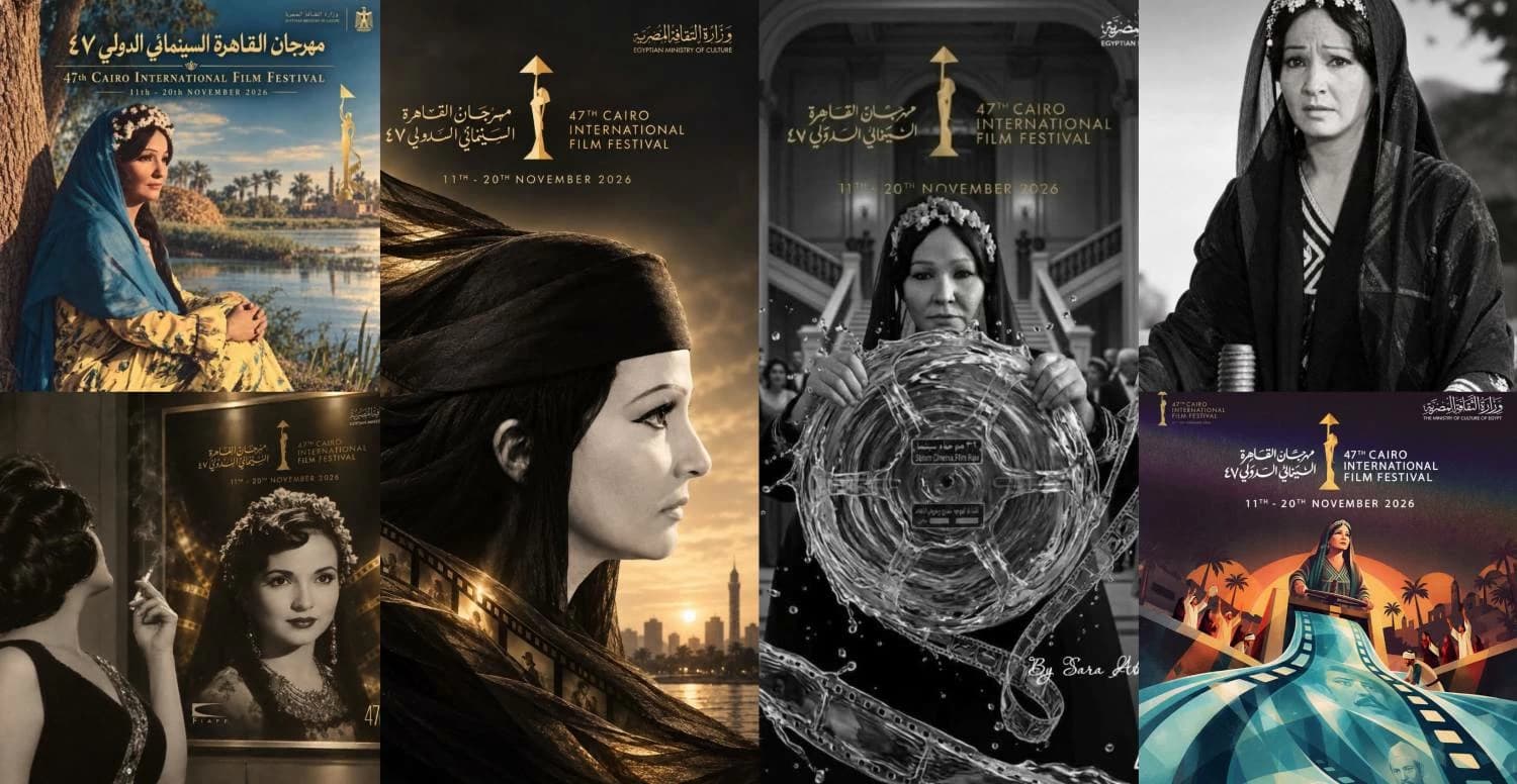 فؤادة تكشف هويس البوسترات لمهرجان القاهرة السينمائي