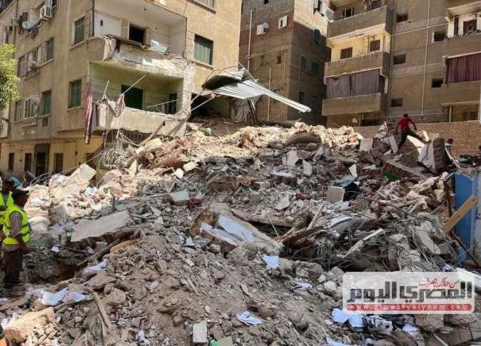 تشييع جثامين 5 من ضحايا عقار حدائق القبة
