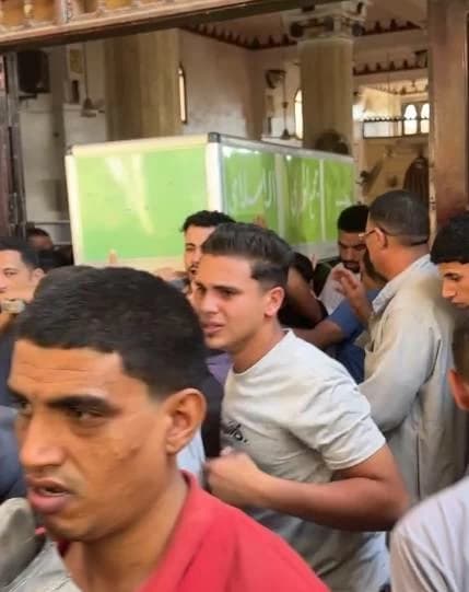 أهل أجهور يشيعون ضحايا حادث بطوخ